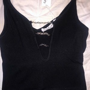 Emma & Sam LF Chain Tank Top